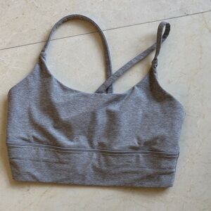 Vuori Charcoal Gray Sports Bra